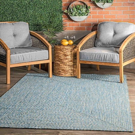 Nuloom Wynn Braided Indoor/Outdoor Area Rug 5ft x 8ft HJFV01I-508